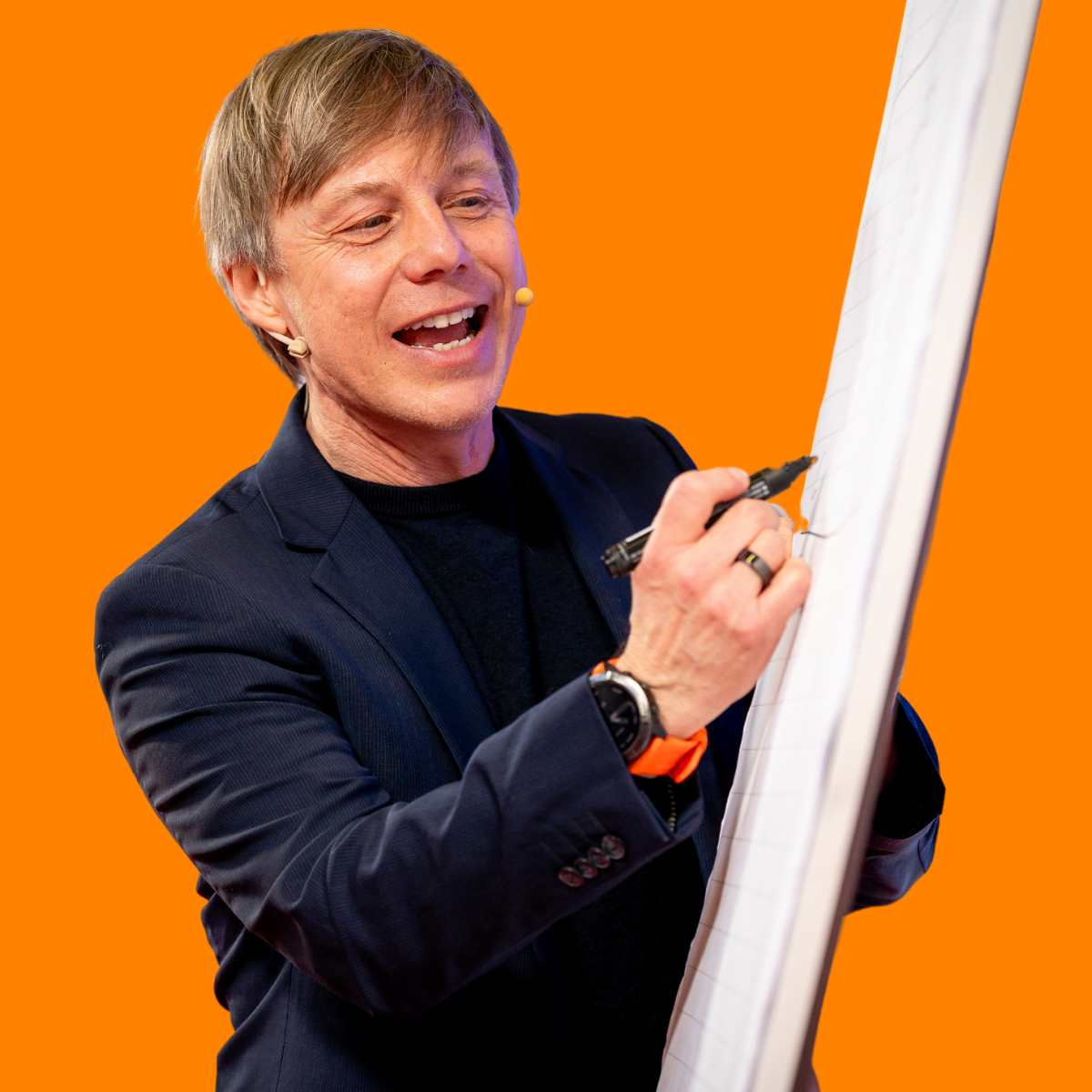 Lutz Ramlich als Redner beim Vortrag Lutz Ramlich als Redner beim Vortrag